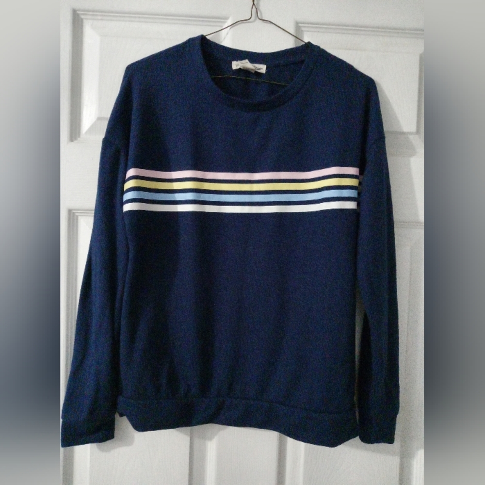 Weekend Edition Pullover Thin Sweater Womens Blue Size XS